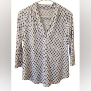 Charter Club Pleated V-Neck Top